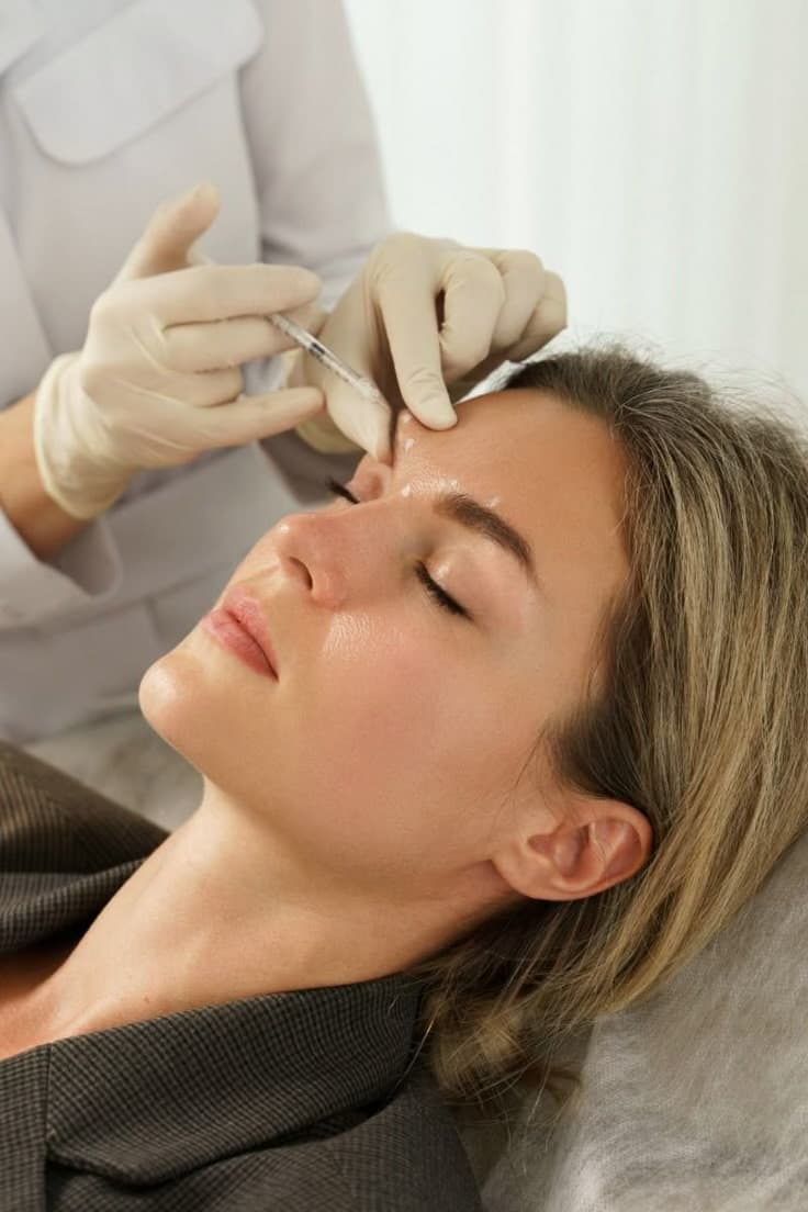 Injectables du haut du visage